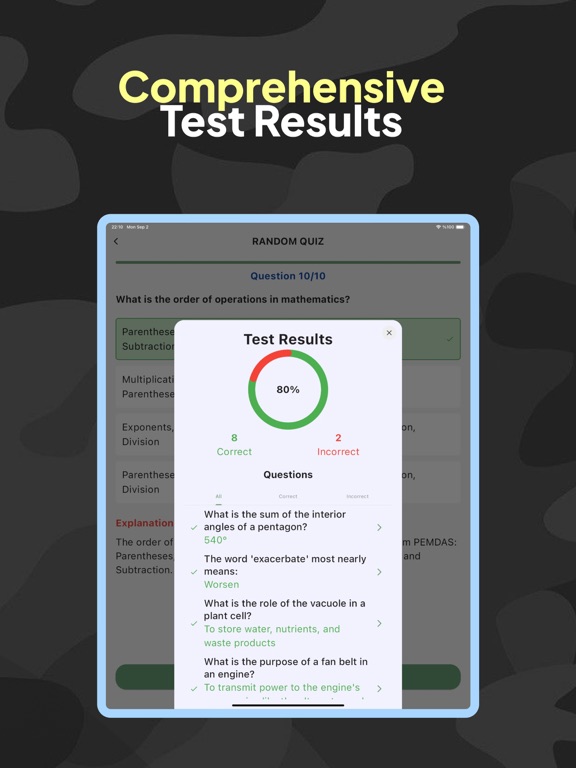 ASVAB Prep 2025 iPad screenshot 3 - Education app
