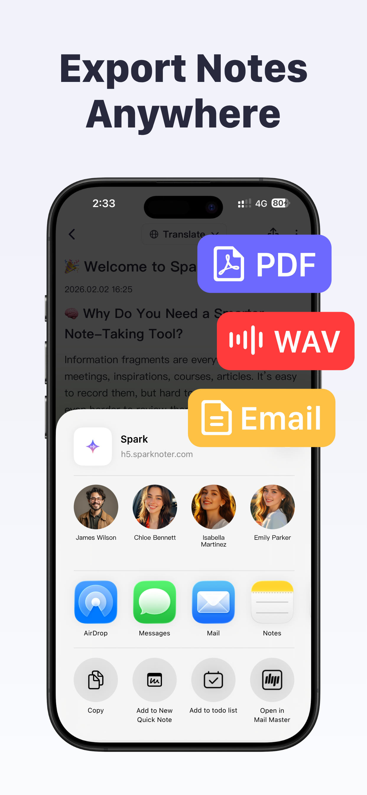 Spark: AI Note Taker, Summary screenshot 6