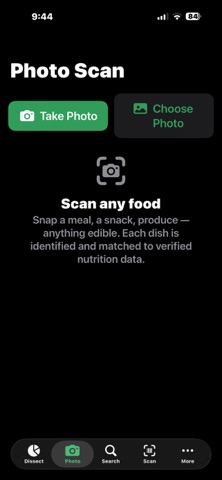 MealScope AI skærmbillede 2
