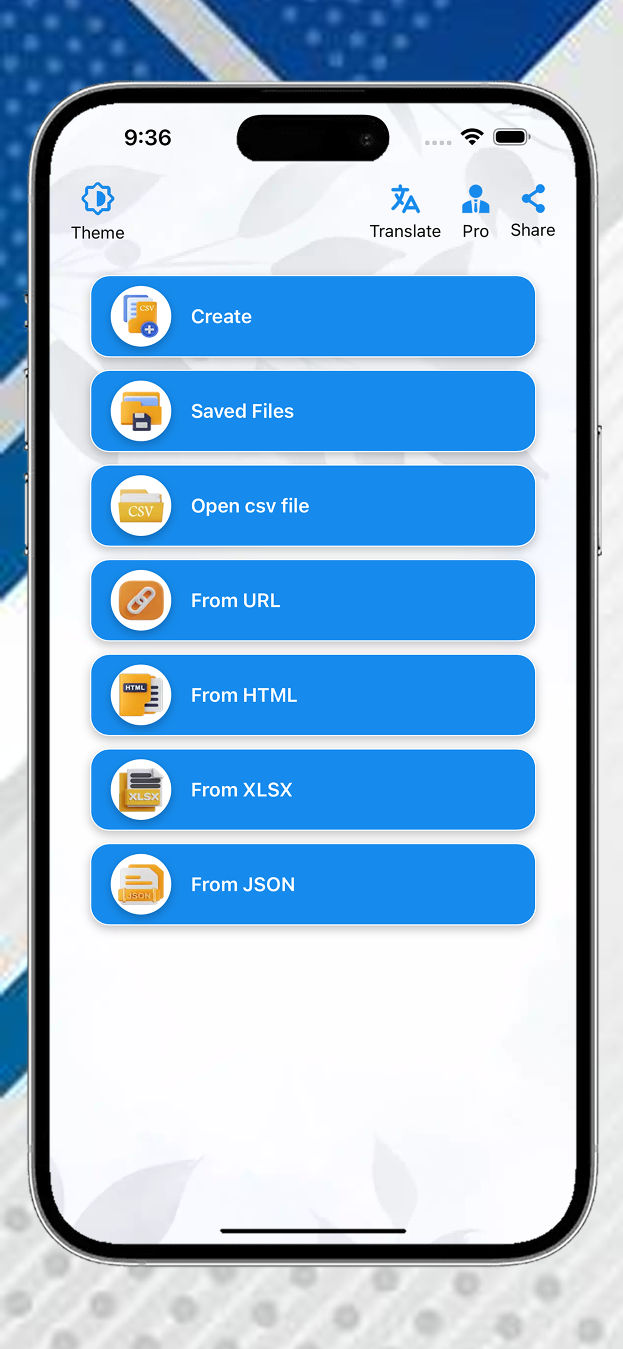 CSV file Create Edit & Viewer screenshot 3