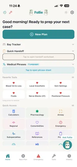 Follie – Anesthesia Assistant iPhone Screenshot 2