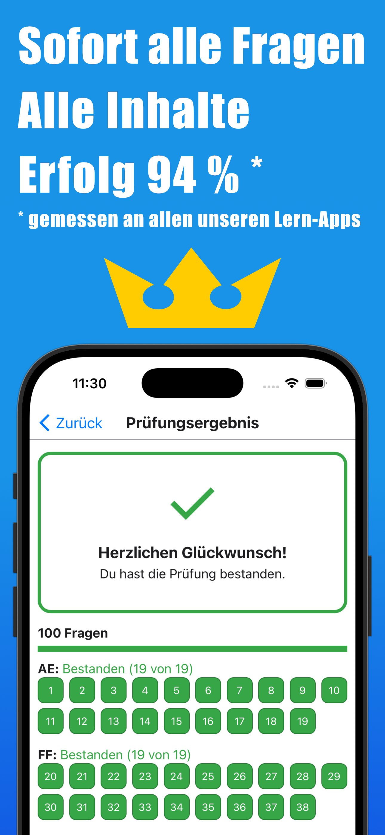 Fallschirmsprung Lernfragen