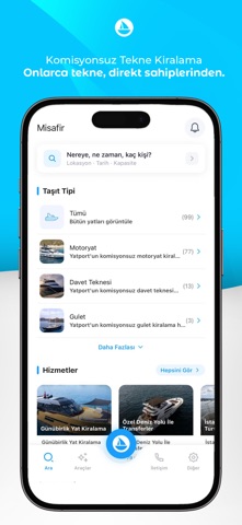 Yatport - Yat&Tekne Kiralama iPhone screenshot 1