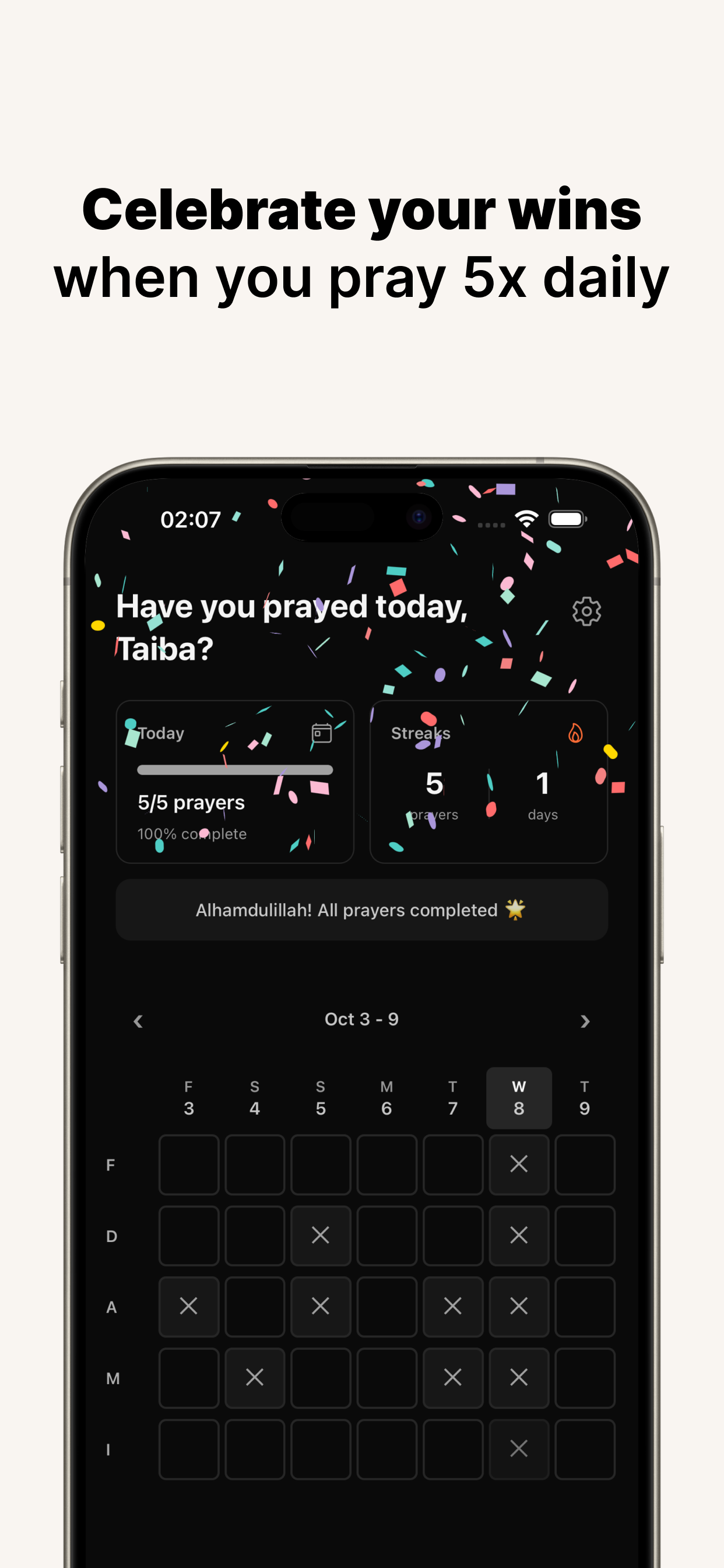 Taiba: Prayer Tracker screenshot 3