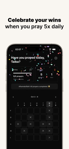 Taiba: Prayer Tracker iPhone screenshot