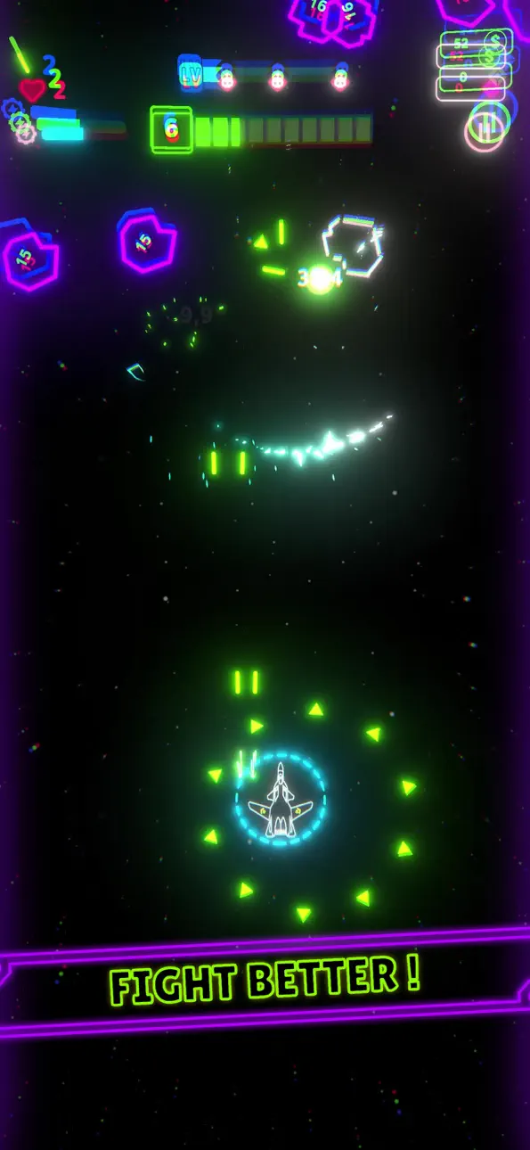 Neon Wings Hack screenshot 6 - iOS game interface