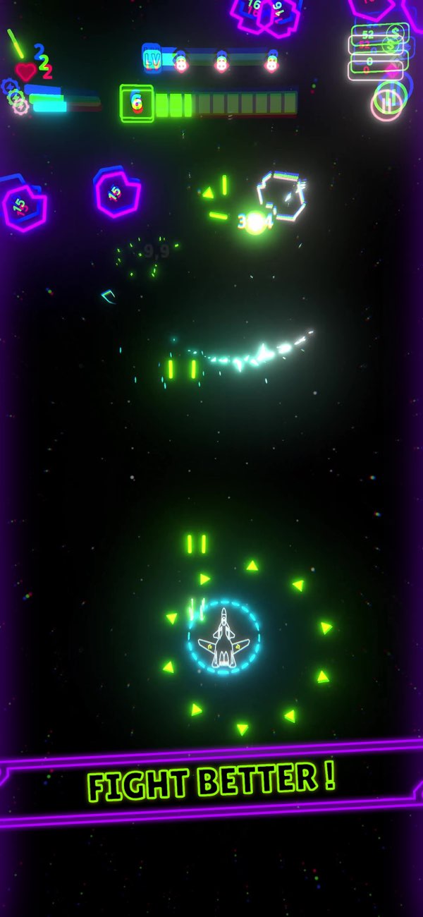 Neon Wings Hack screenshot 12 - game app interface