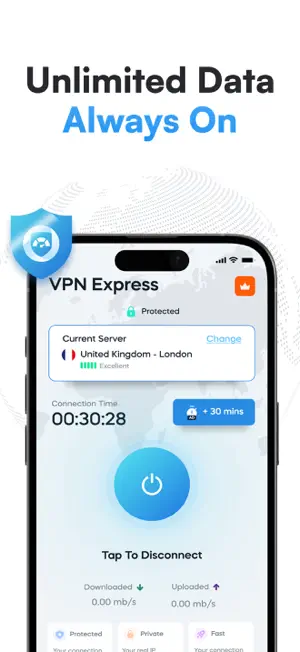VPN Express : Fast, Secure VPN screenshot 2