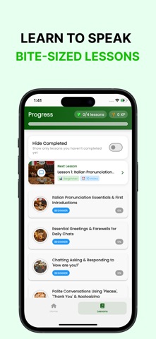 Learn Italian - SpeakWiz screenshot