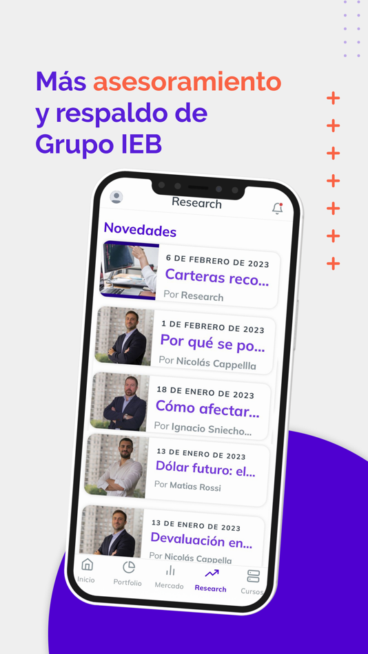 #1. IEB+: Tu app de inversiones (iOS) 由: Invertir en Bolsa