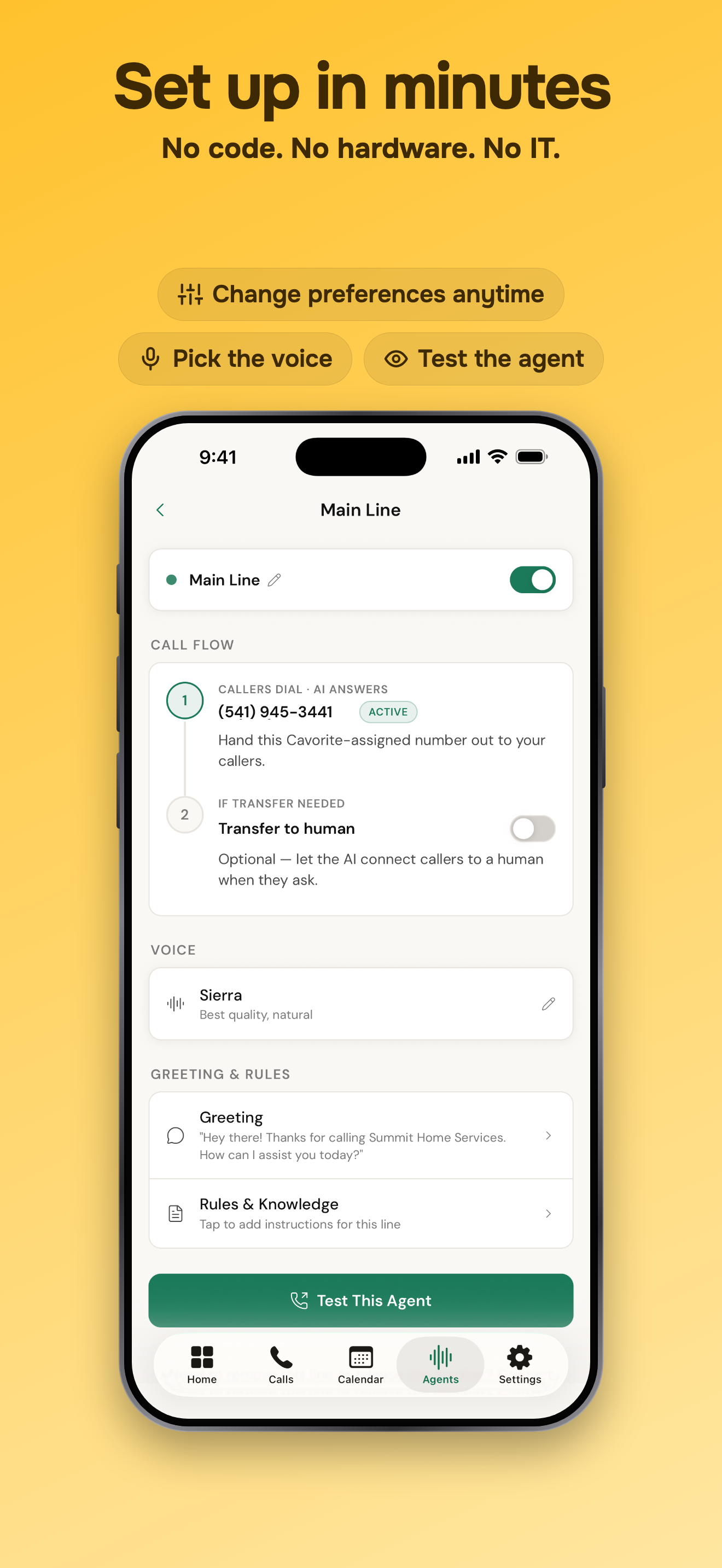 Cavorite - AI Receptionist screenshot 8