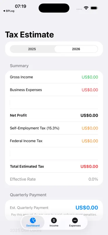 FreelanceTax screenshot 1 of 3