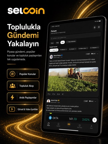 Selcoin: Kripto, Altın, Borsa iPad screenshot 2