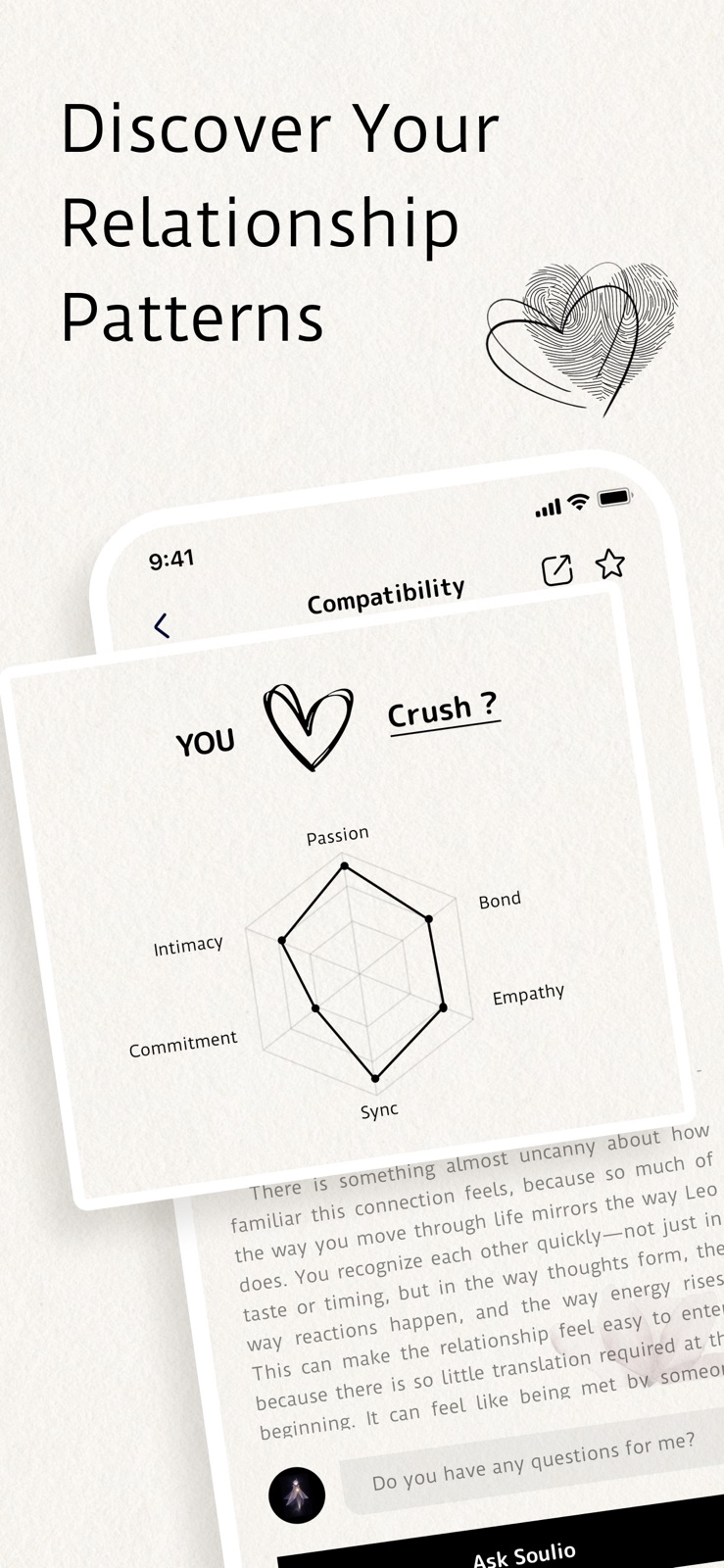 Soulio: AI Astrology & Love iphone screenshot 1