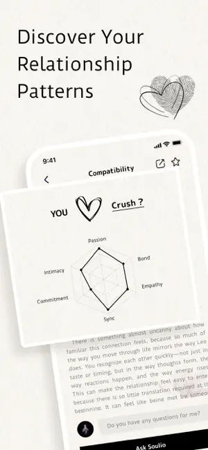 Soulio: AI Astrology & Love screenshot 1