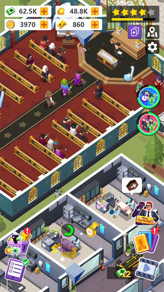 #1. Idle Mortician Tycoon (iOS) 来自: Purple Wind Games