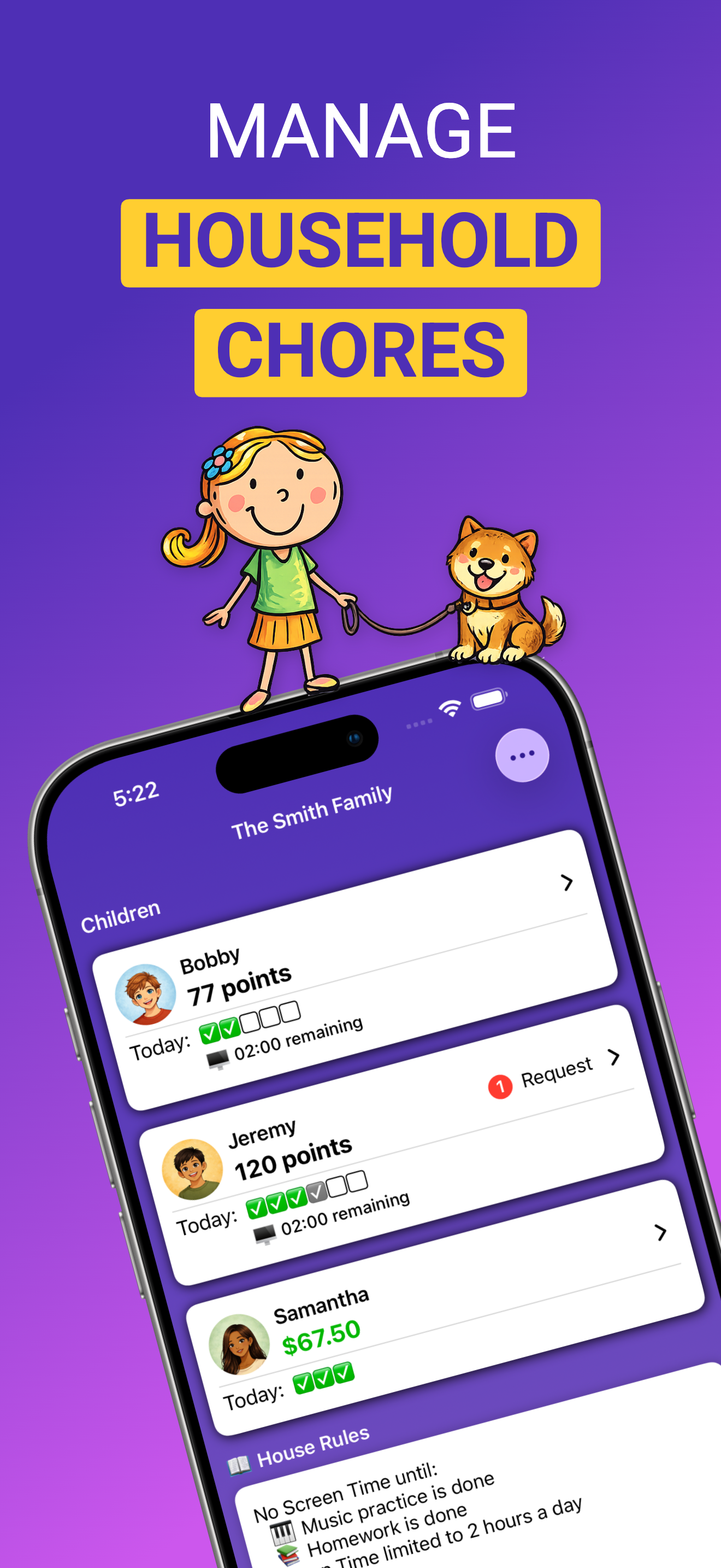 Chores, Rewards, and Allowance