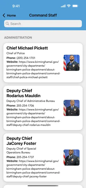 Birmingham Police Department screenshot 2