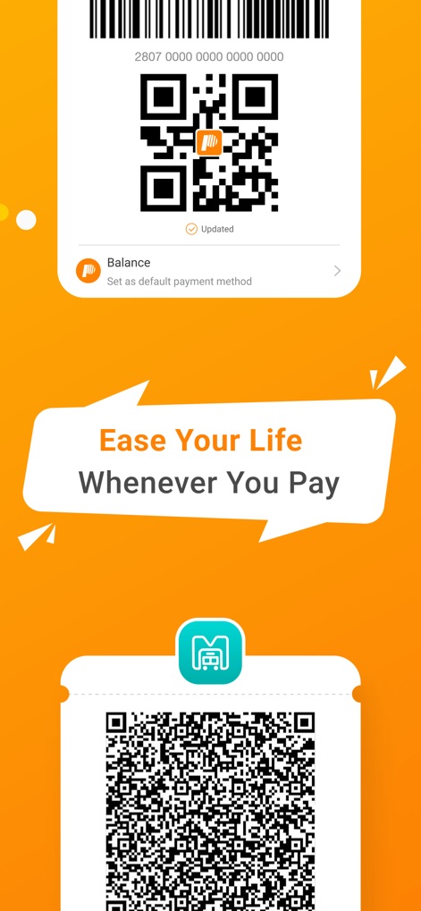 MPay澳門錢包 - 이 앱은 사용자의 결제 생활을 더욱 편리하게 만듭니다. 사용자는 화면에 표시된 대형 QR 코드 및 바코드를 통해 신속하게 결제할 수 있으며, 'Balance'라고 표시된 잔액 정보도 즉시 확인할 수 있습니다.