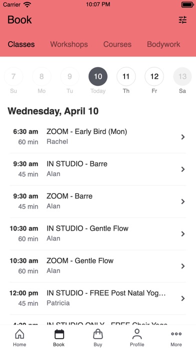 Heart Space Yoga & Bodyworks Screenshot