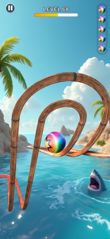 Rolling Ball Sky Escape Screenshot 8 of 9