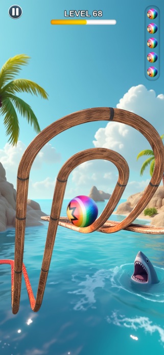 Rolling Ball Sky Escape Screenshot 8 of 9