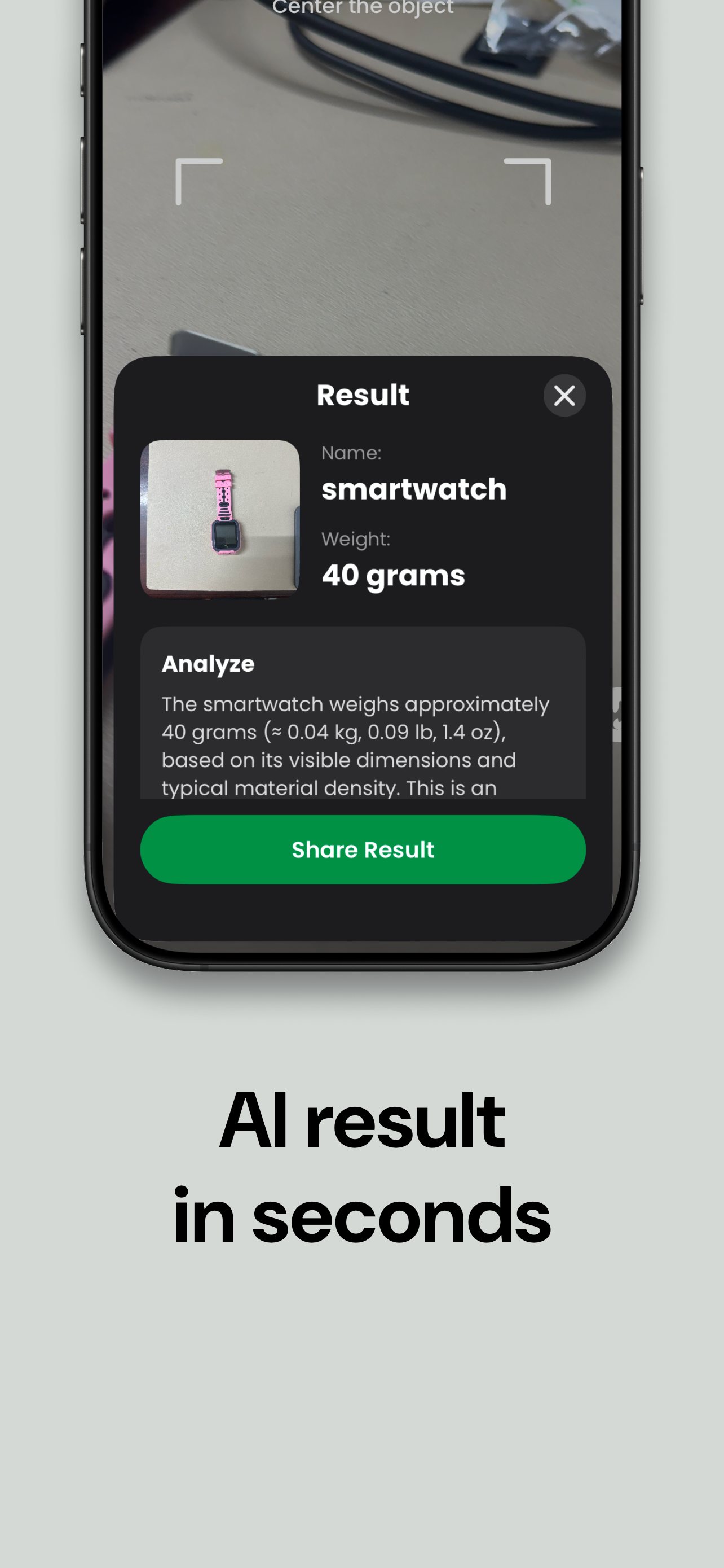 Scale for Grams – SnapWeigh screenshot 2