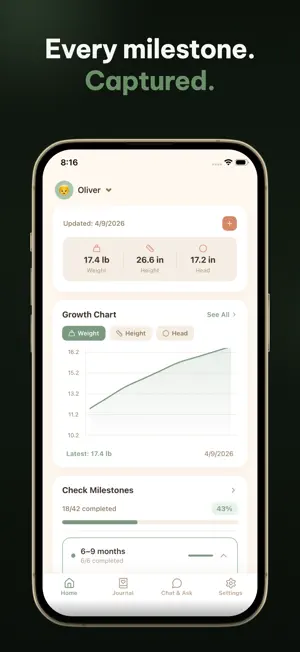 TinySteps: Baby Growth Tracker screenshot 1