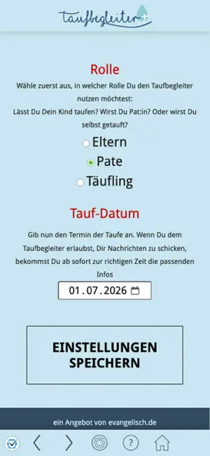 Taufbegleiter screenshot 4