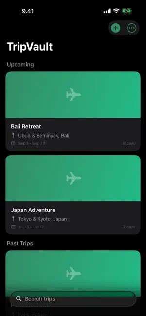 TripVault: Travel Diary screenshot 1
