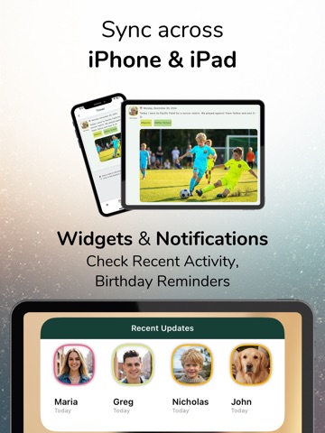 Relationship Journal｜Memorio iPad screenshot