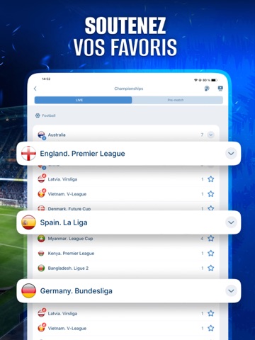 1xBet: Paris Sportifs Cameroun App Store preview screenshot 11