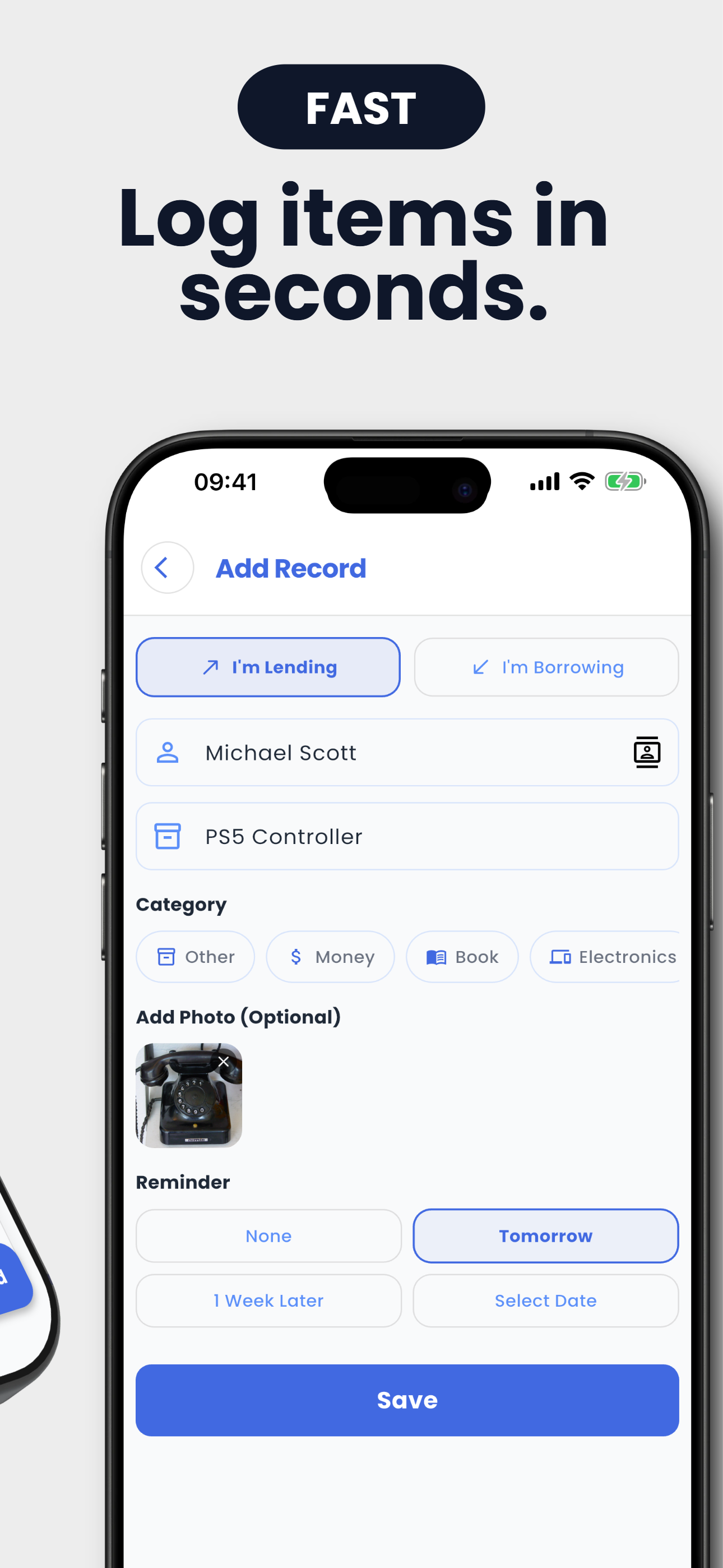Whos: Borrow Tracker