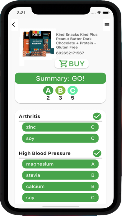 GoNo Food Finder Screenshot