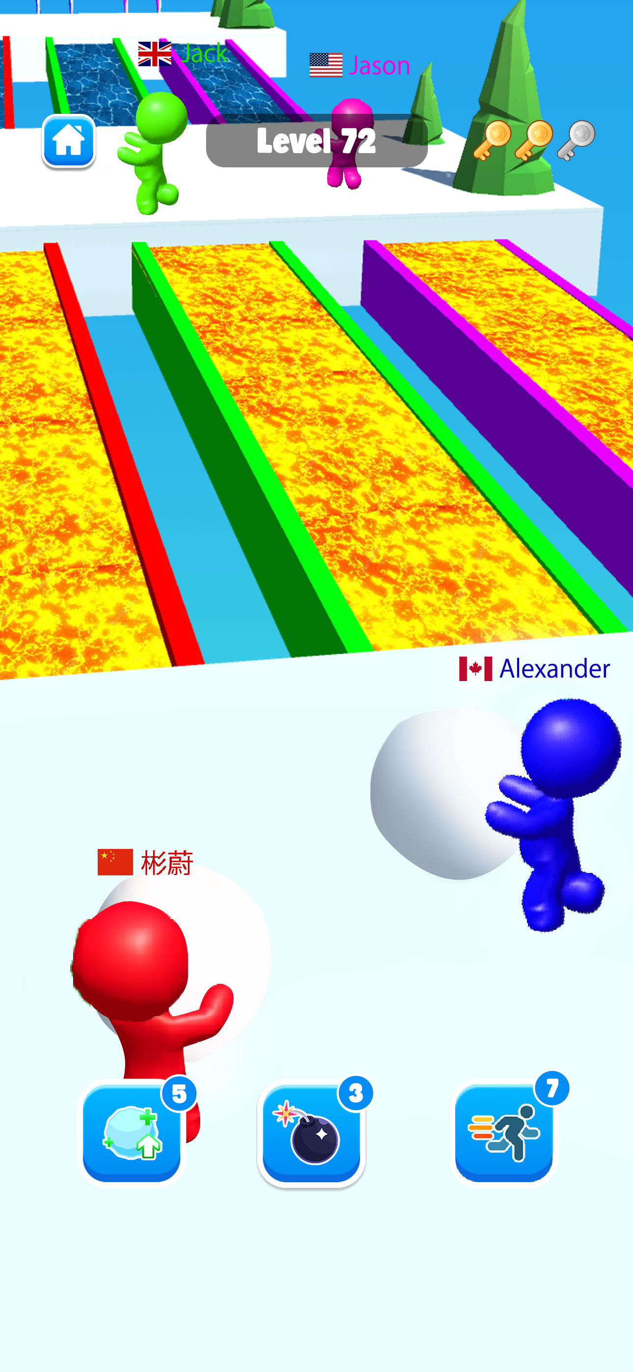 Xmas Snow Race: 3D赛车游戏 screenshot 6