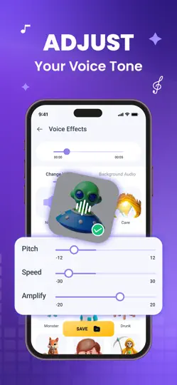 Voice Changer AI Sound Effects iPhone Screenshot 5