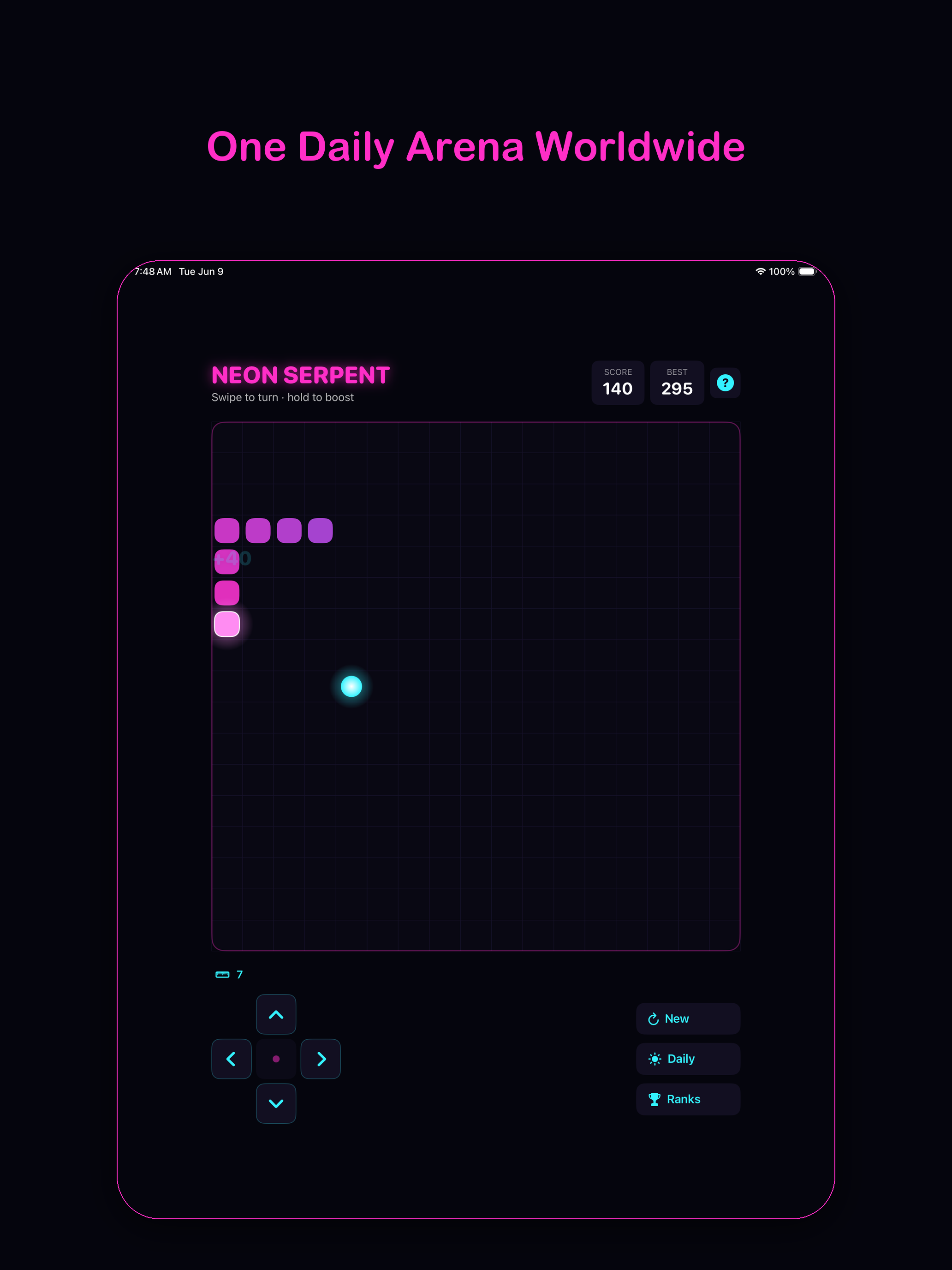 Neon Serpent: Snake Game screenshot 11