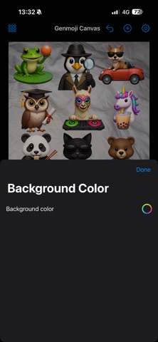Genmoji Studio Canvas - Custom screenshot