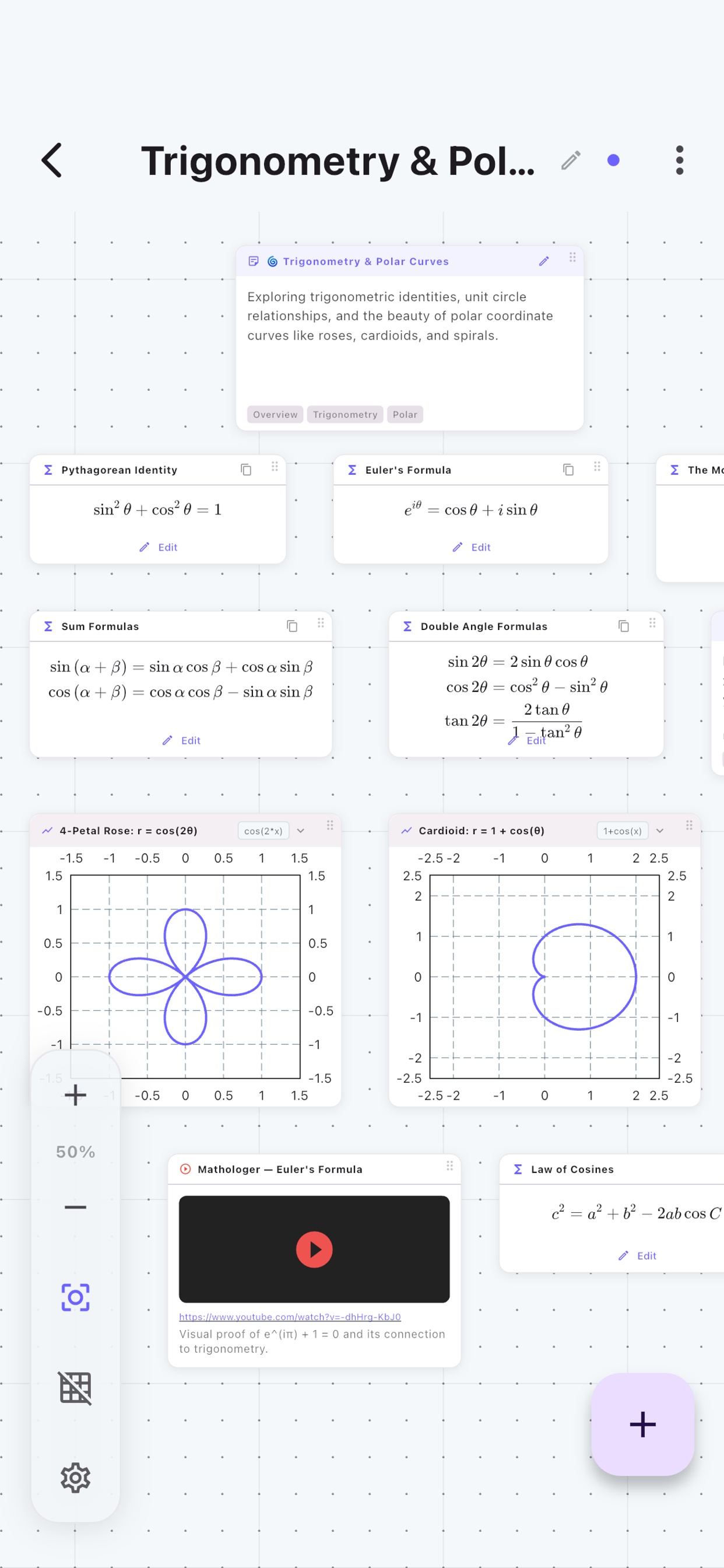 MathNotes: Math & 3D Graphs