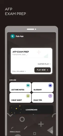 AFP Treasury Exam Prep (+AI) iPhone Screenshot 1