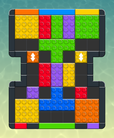 Brick Jam: color block