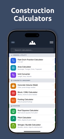 Helike Construction Calculator Screenshot 1 of 4
