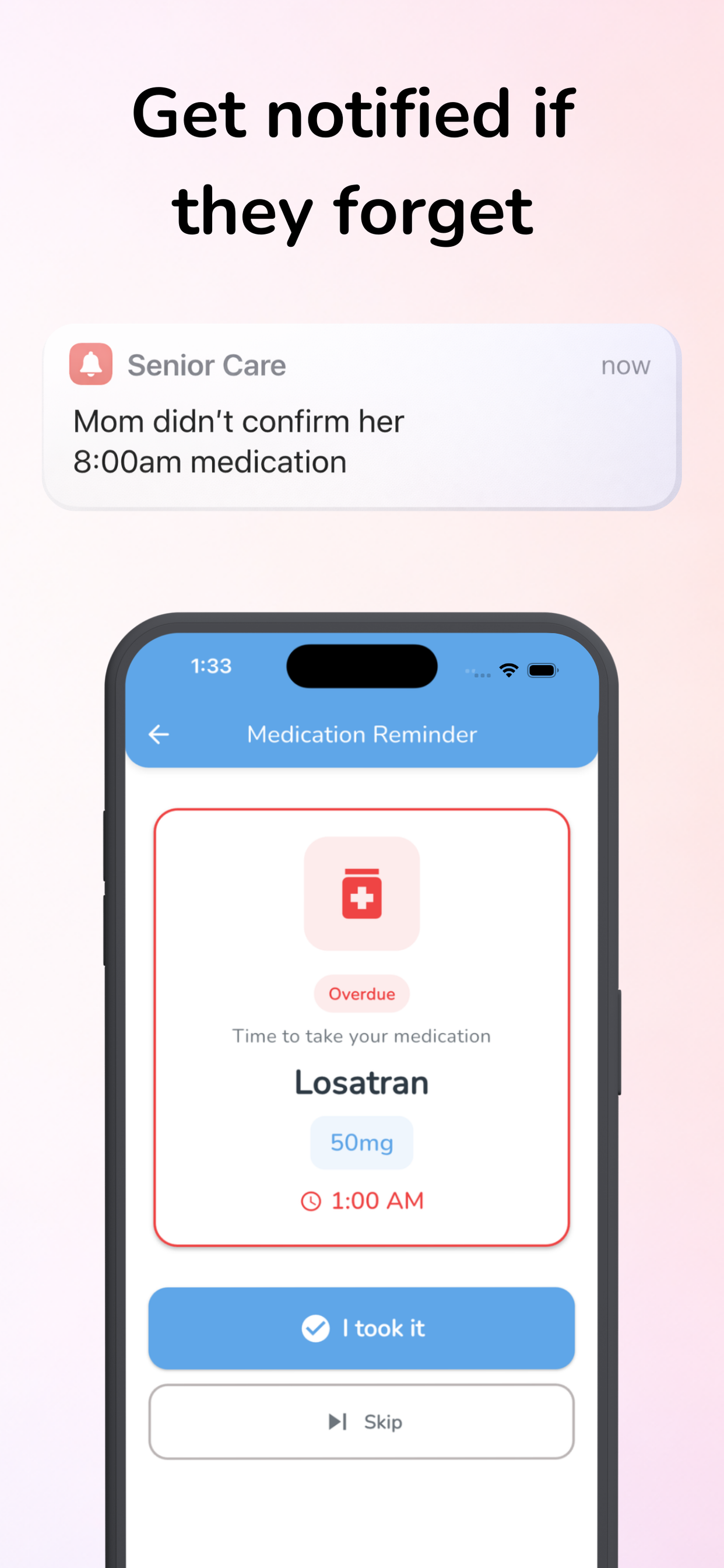 Senior Care: Daily Checkup screenshot 4