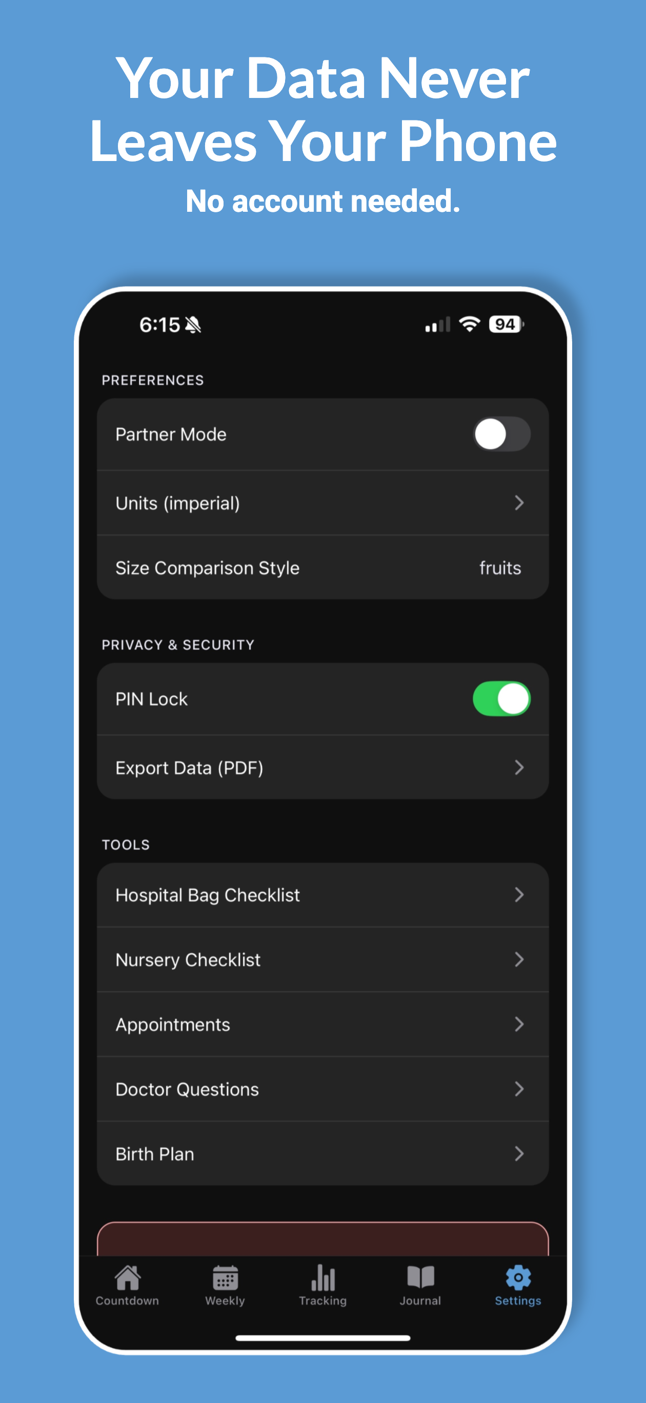 Pregnancy Tracker - Due screenshot 6