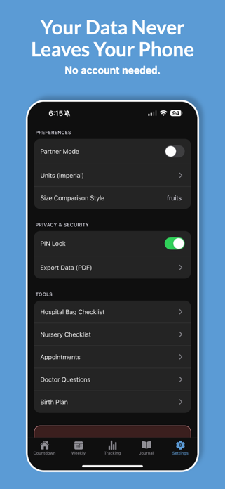 Pregnancy Tracker - Awaited Screenshot 6 of 6