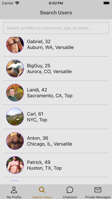 Gay Bear Chat Screenshot