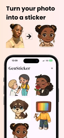 Sticker maker AI - GenSticker Screenshot 1 of 3