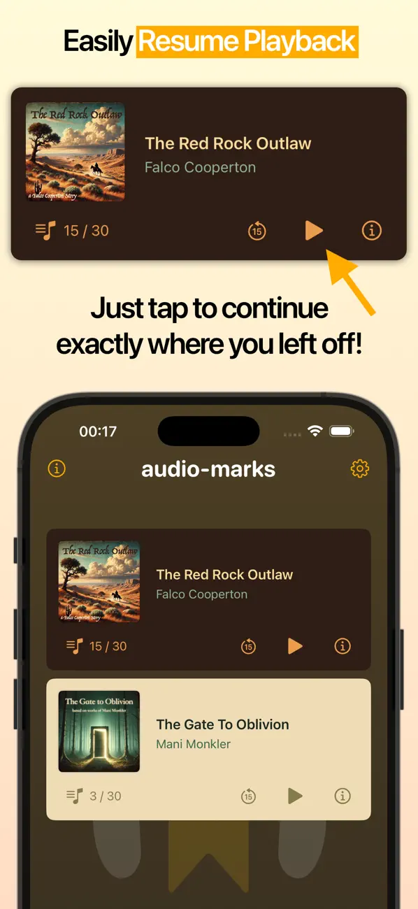 Screenshot #2 pour audio-marks