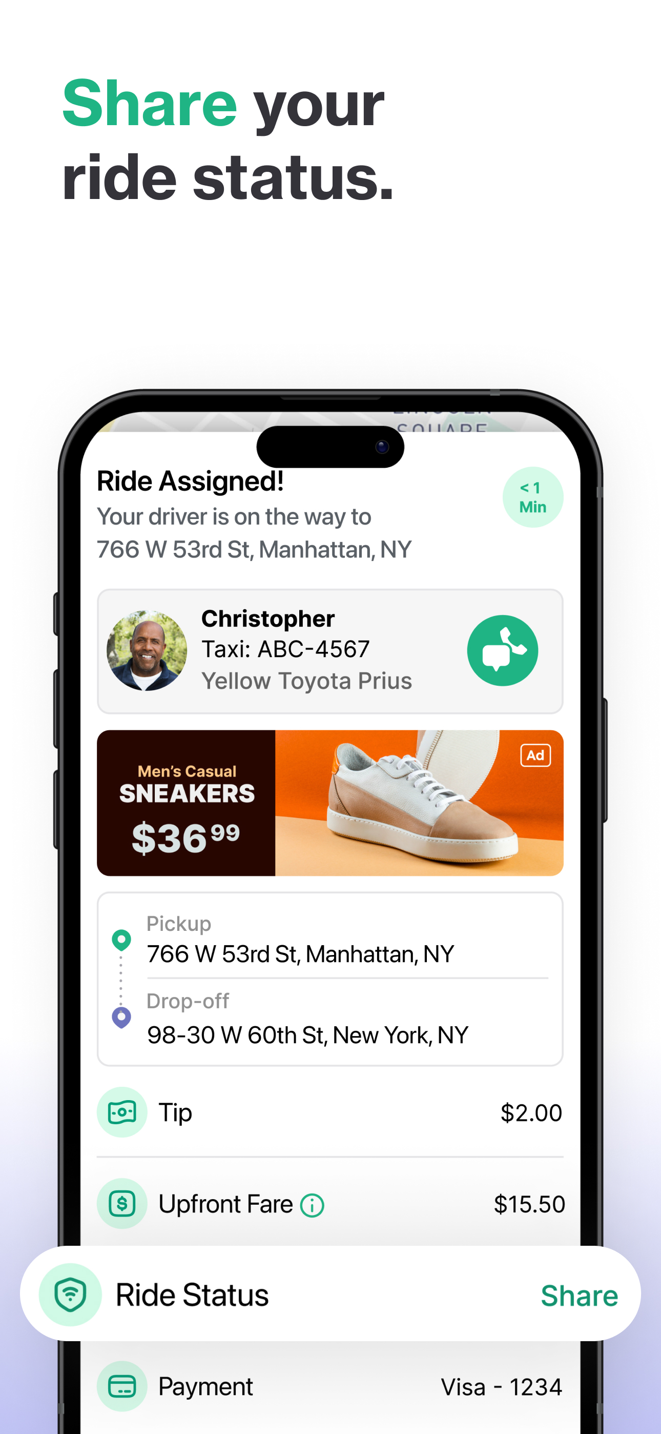 Curb - Request & Pay for Taxis screenshot 6
