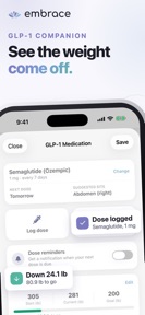 Embrace Family Health Tracking screenshot